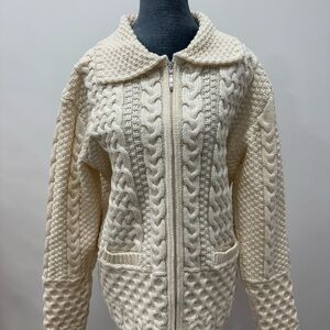 NWT Blarney Cream Cable Knit Cardigan